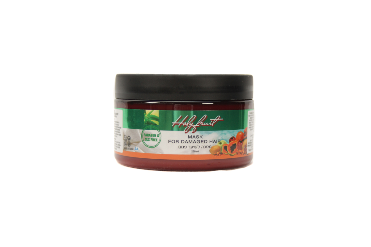 Holy Fruit Маска Маска для поврежденных волос (аргана-алоэ вера) Mask fordamaged hair, 250 мл7290008564601 Holy Fruit Маска Маска для поврежденных волос (аргана-алоэ вера) Mask fordamaged hair, 250 мл7290008564601Маска быстро и эффективно оживит ослабленные волосы благодаря значительному содержанию органических кислот. Экстракты календулы и крапивы, масло арганы, облепихи, подсолнечника питают кожу, улучшают кровообращение. Растительные восковые эфиры масла жожоба, ценнейшие свойства масла зерен граната реставрируют структуру волос, предохраняют от потери влаги, делают их гладкими и сияющими. Соли Мертвого моря восстанавливают и укрепляют структуру волос, гиалуроновая кислота интенсивно увлажняет кожу головы, нормализует обменные процессы.