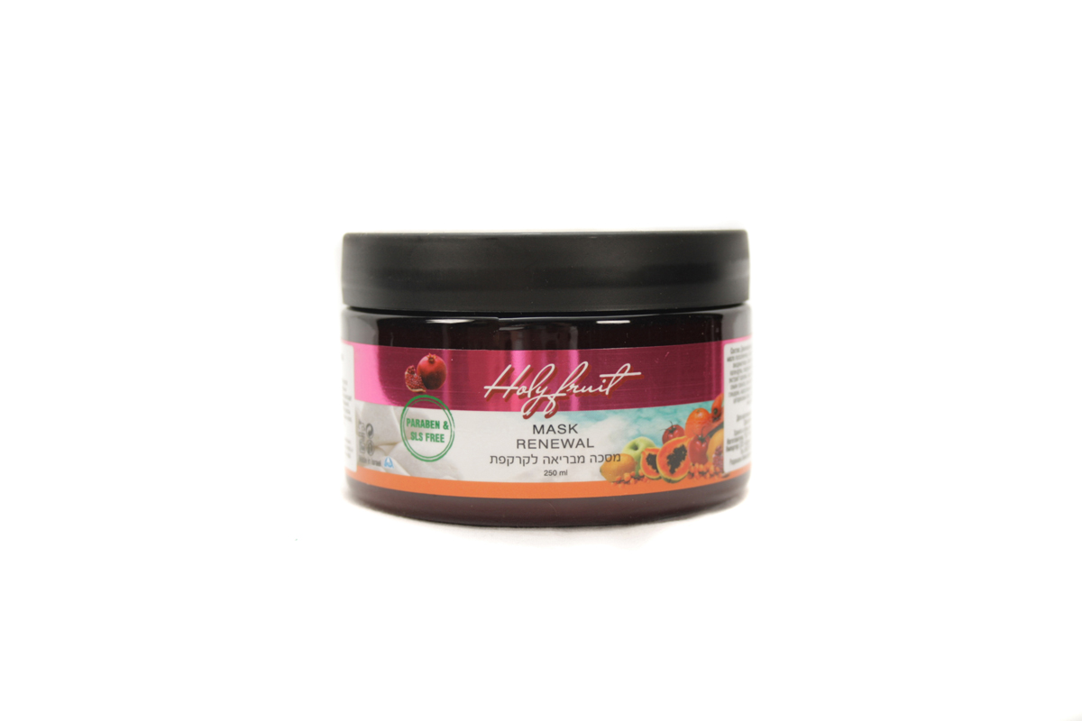 Holy Fruit Маска Восстанавливающая (масло граната) Restorative mask for hair, 250 мл7290008564625 Holy Fruit Маска Восстанавливающая (масло граната) Restorative mask for hair, 250 мл7290008564625Маска входит в восстанавливающий комплексный уход за кожей головы и волосами, склонными к жирности. В ее составе растительные восковые эфиры масла жожоба, экстракты крапивы и календулы, масло арганы, апельсина, соли Мертвого моря. Маска эффективно ухаживает за кожей головы и волосами, увлажняет, питает. Масло граната улучшает кровообращение кожи головы и замедляет процессы старения волосяных фолликулов. Обладает солнцезащитным свойством. Рекомендуется использовать не реже одного раза в неделю на протяжении 1-2 месяцев.