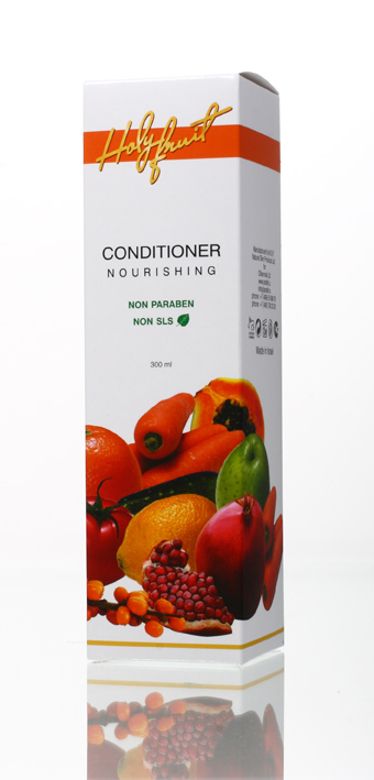 Holy Fruit Кондиционер питающий Nourishing Conditioner Antistress,300мл7290008564281 Holy Fruit Кондиционер питающий Nourishing Conditioner Antistress,300мл7290008564281Питающий кондиционер содержит масло жожоба, арганы, облепихи, экстракт крапивы и розмарина, масло гранатовых косточек. Уникальное сочетание этих компонентов эффективно устраняет сухость и ломкость волос, смягчает секущиеся кончики, восстанавливает волосы, травмированные химическим и термическим воздействием. Масло арганы и облепихи способствуют росту волос, защищают от воздействия солнечных лучей. При регулярном использовании кондиционера волосы становятся послушными, обретают блеск и жизненную силу.