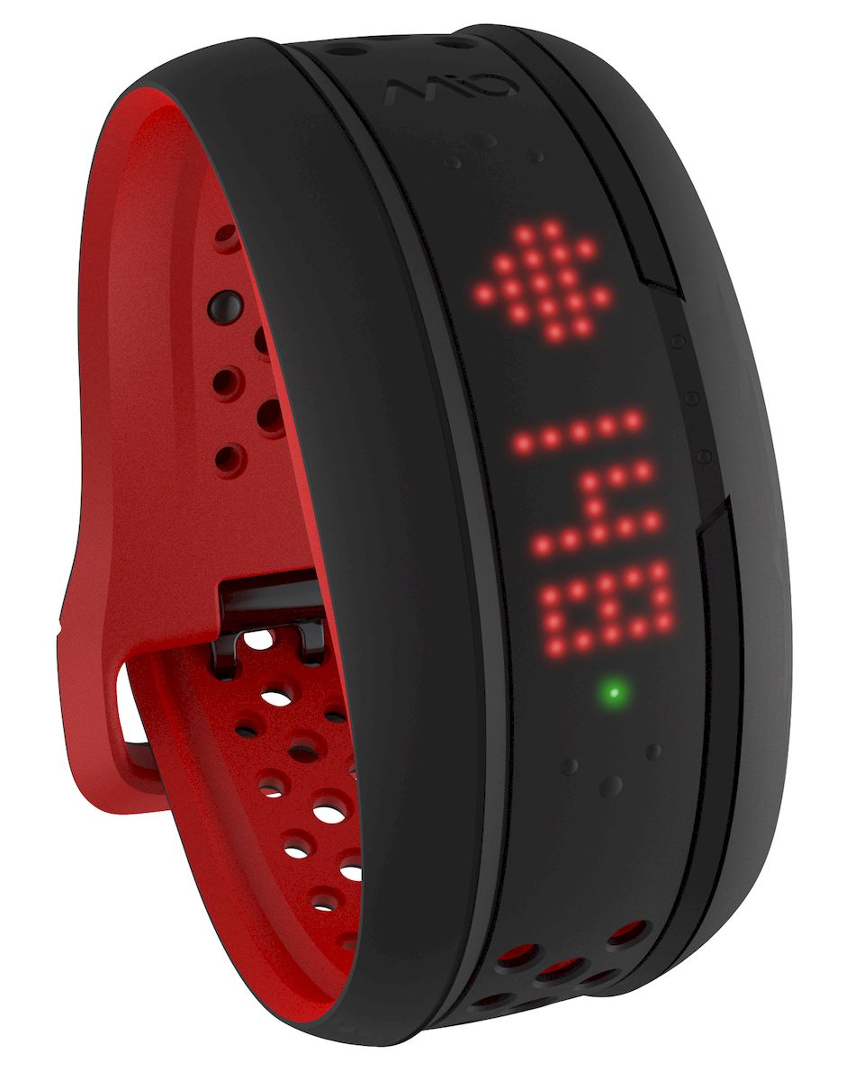 Фитнес-трекер Mio FUSE Crimson Large, цвет: черный, красный59P-LRG-INT Фитнес-трекер Mio FUSE Crimson Large, цвет: черный, красный59P-LRG-INTMio FUSE - это продвинутый фитнес-трекер, снабженный высокоточным оптическим пульсометром, который умеет дифиренцированно отслеживать повседневную активность и интенсивные тренировки. Одна из уникальных особенностей - отслеживание качества сна по особому алгоритму, учитывающему динамические изменения пульса. - Датчик пульса (MIO Optical Heart Rate Technology) - Подключается к смартфонам по Bluetooth Smart (Bluetooth 4.0) - Возможность подключения по ANT+ к совместимому спортивному оборудованию - Отображение пульса на дисплее в режиме реального времени - Часы и хронограф для записи тренировки без подключения к смартфону - Отслеживание ежедневной активности и качества сна на базе пульса - Подсчет затраченных калорий исходя из нагрузки на сердце (пульса) - Отображение данных тренировки на дисплее (темп, скорость, дистанция) - RGB-светодиод, индицирующей одну из пяти пульсовых зон - Вибро-уведомления о переходах между зонами ЧСС -...
