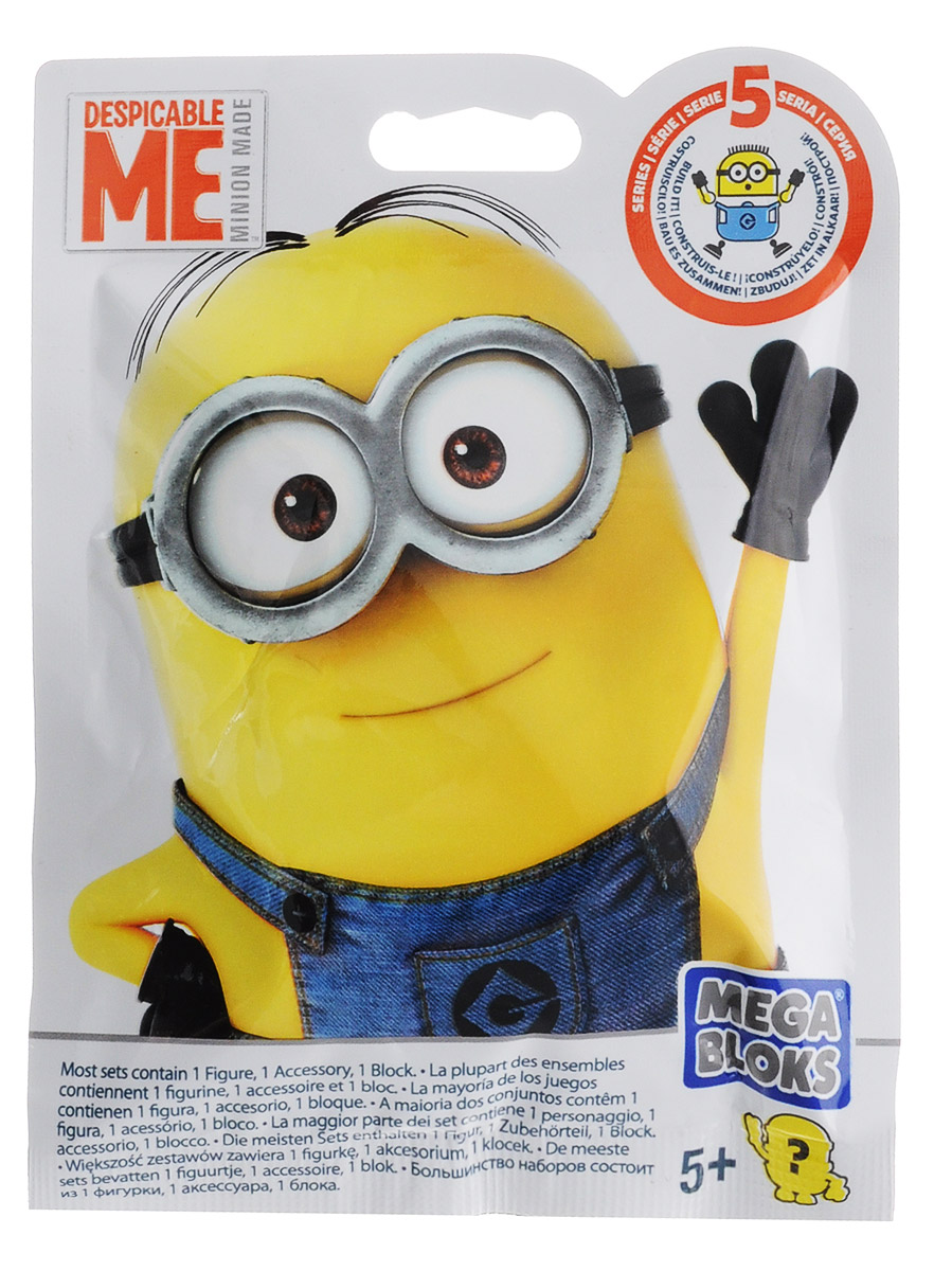 Mega Bloks Minions Конструктор Базовая фигурка Серия 5DKW82_DKW82 Mega Bloks Minions Конструктор Базовая фигурка Серия 5DKW82_DKW82Устройте настоящий переполох, собрав 12 разных сборных фигурок миньонов. У каждой фигурки уникальный костюм и аксессуары! Внешность миньонов меняется по вашему желанию: они могут обмениваться одеждой, очками, прическами и даже руками и ногами! Каждая фигурка продается отдельно в закрытой упаковке, поэтому вы никогда не узнаете заранее, какой миньон достанется вам на этот раз!