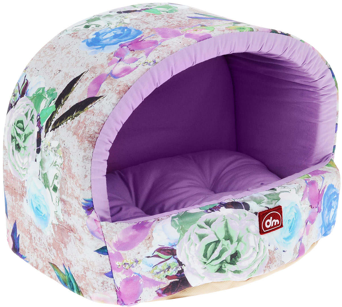 Домик для животных Dogmoda Санрайз, 38 х 30 х 28 смDM-150036-1_лиловый Домик для животных Dogmoda Санрайз, 38 х 30 х 28 смDM-150036-1_лиловыйДомик Dogmoda Санрайз непременно станет любимым местом отдыха вашего домашнего животного. Изделие выполнено из высококачественного хлопка, нетканого материала, а наполнитель - из холлофайбера и поролона. Такой материал не теряет своей формы долгое время. Внутри имеется мягкая съемная подстилка. В таком домике вашему любимцу будет мягко и тепло. Он подарит вашему питомцу ощущение уюта и уединенности, а также возможность спрятаться.