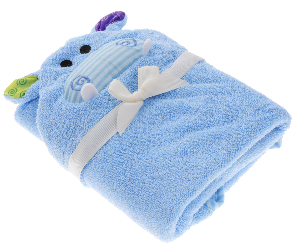 Zoocchini Полотенце с капюшоном Бегемотик Генри 76 х 76 см00552 Zoocchini Полотенце с капюшоном Бегемотик Генри 76 х 76 см00552Вашему малышу будет сухо и уютно, а выглядеть он будет таким милым после купания в нашем мягком и отлично впитывающем махровом полотенце с капюшоном! Большое полотенце с уютным капюшоном подарит дружеское объятие, которое понравится детям и родителям. Идеально для малышей до 18 месяцев. Размер 76х76 см. 100% хлопок.