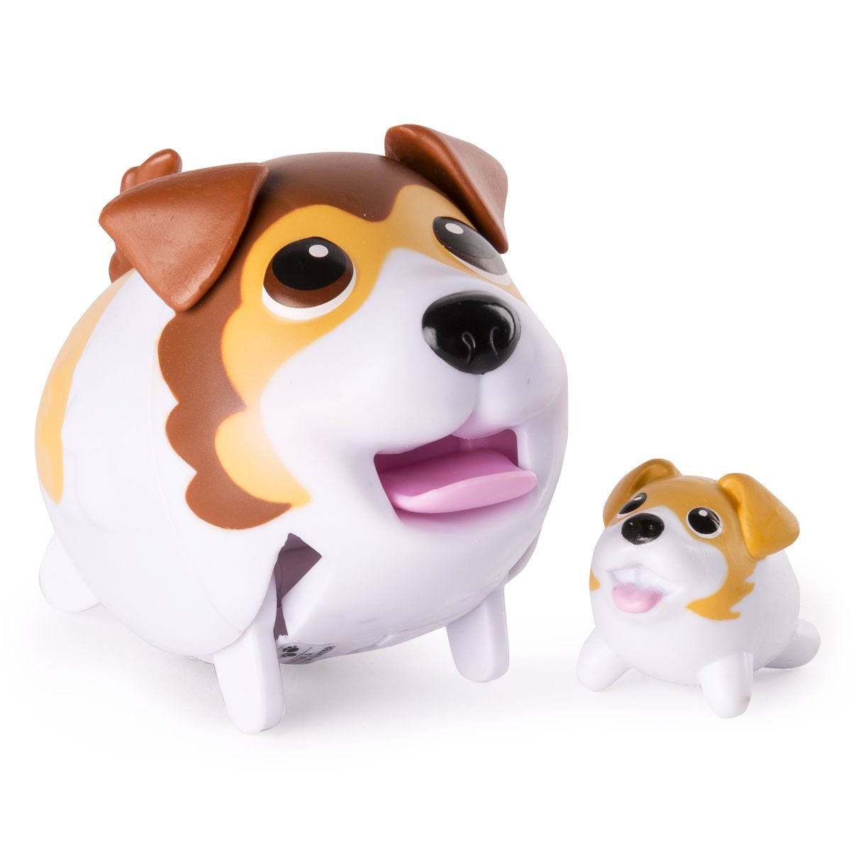 Chubby Puppies Набор фигурок Шелти56700_20075405 Chubby Puppies Набор фигурок Шелти56700_20075405Набор фигурок Chubby Puppies Шелти - это функциональная фигурка забавной собачки и её точная миниатюрная копия, которые наверняка понравятся вашему ребенку. Шелти умеет забавно передвигаться, шагая вразвалку, благодаря чему игра с ним становится еще более интересной и увлекательной. Фигурка не только ходит, но и смешно прыгает! Язык, хвостик и ушки у собачки подвижные. Набор предназначен для увлекательной сюжетно-ролевой игры и выглядит очень ярко и эффектно. Набор выполнен из качественного пластика и совершенно безопасен для здоровья вашего ребенка. Порадуйте вашего малыша таким замечательным подарком! Для работы требуется 1 батарейка напряжением 1,5 V типа ААА (входит в комплект).