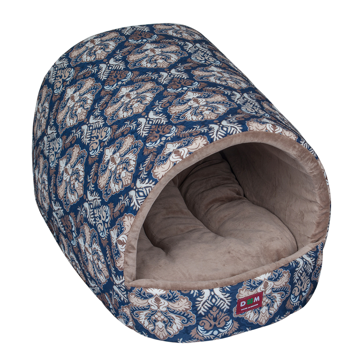 Домик для животных Dogmoda Туннель, 50 х 41 х 33 смDM-160285 Домик для животных Dogmoda Туннель, 50 х 41 х 33 смDM-160285Домик Dogmoda Туннель непременно станет любимым местом отдыха вашего домашнего животного. Изделие выполнено из высококачественного хлопка, нетканого материала, а наполнитель - из холлофайбера и поролона. Такой материал не теряет своей формы долгое время. Внутри имеется мягкая съемная подстилка. В таком домике ваша собачка будет проводить свое свободное время, грызть вкусные косточки и лакомства, играть в любимые игрушки и просто отдыхать, наслаждаясь удобством.