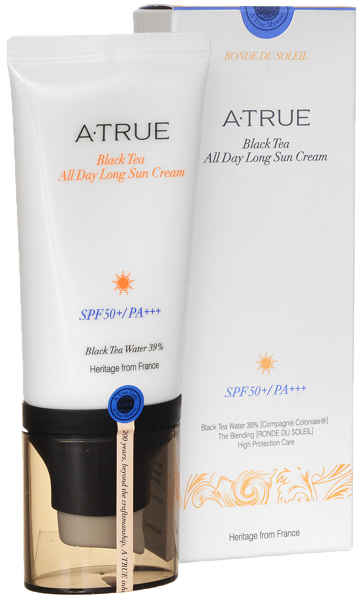 A-True Крем Для Лица Солнцезащитный Стойкий SPF 50+/PA+++ Черный Чай, 50 мл.AT860491 A-True Крем Для Лица Солнцезащитный Стойкий SPF 50+/PA+++ Черный Чай, 50 мл.AT860491Стойкий крем защищает кожу от негативного воздействия солнечных лучей на кожу. Не оставляет жирных следов и ощущения липкости.Подходит для всех типов кожи.