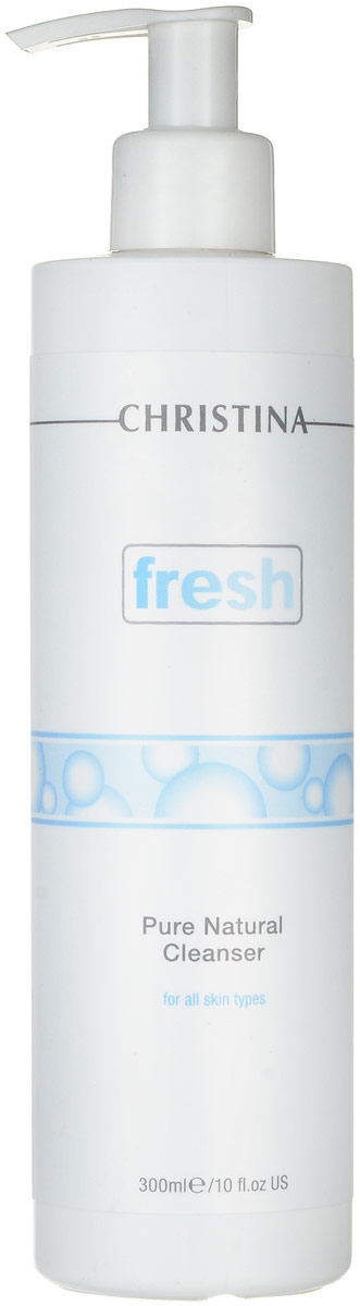 Christina Натуральный очиститель для всех типов кожи Fresh Pure and Natural Cleanser 300 млL-56 Christina Натуральный очиститель для всех типов кожи Fresh Pure and Natural Cleanser 300 млL-56Натуральный очиститель Christina Fresh Pure & Natural Cleanser предназначен для всех типов кожи, даже для чувствительной. Средство не содержит синтетических компонентов, его основа – это растительные экстракты, которые издавна известны в косметологии благодаря своим целебным свойствам. Так, в составе очистителя от Christina содержатся экстракты календулы и ромашки, которые смягчают кожу и снимают раздражения. Также продукт прекрасно очищает, осветляет и тонизирует кожу. После применения натурального очистителя от Christina кожа становится мягкой, нежной, шелковистой и приятной на ощупь.