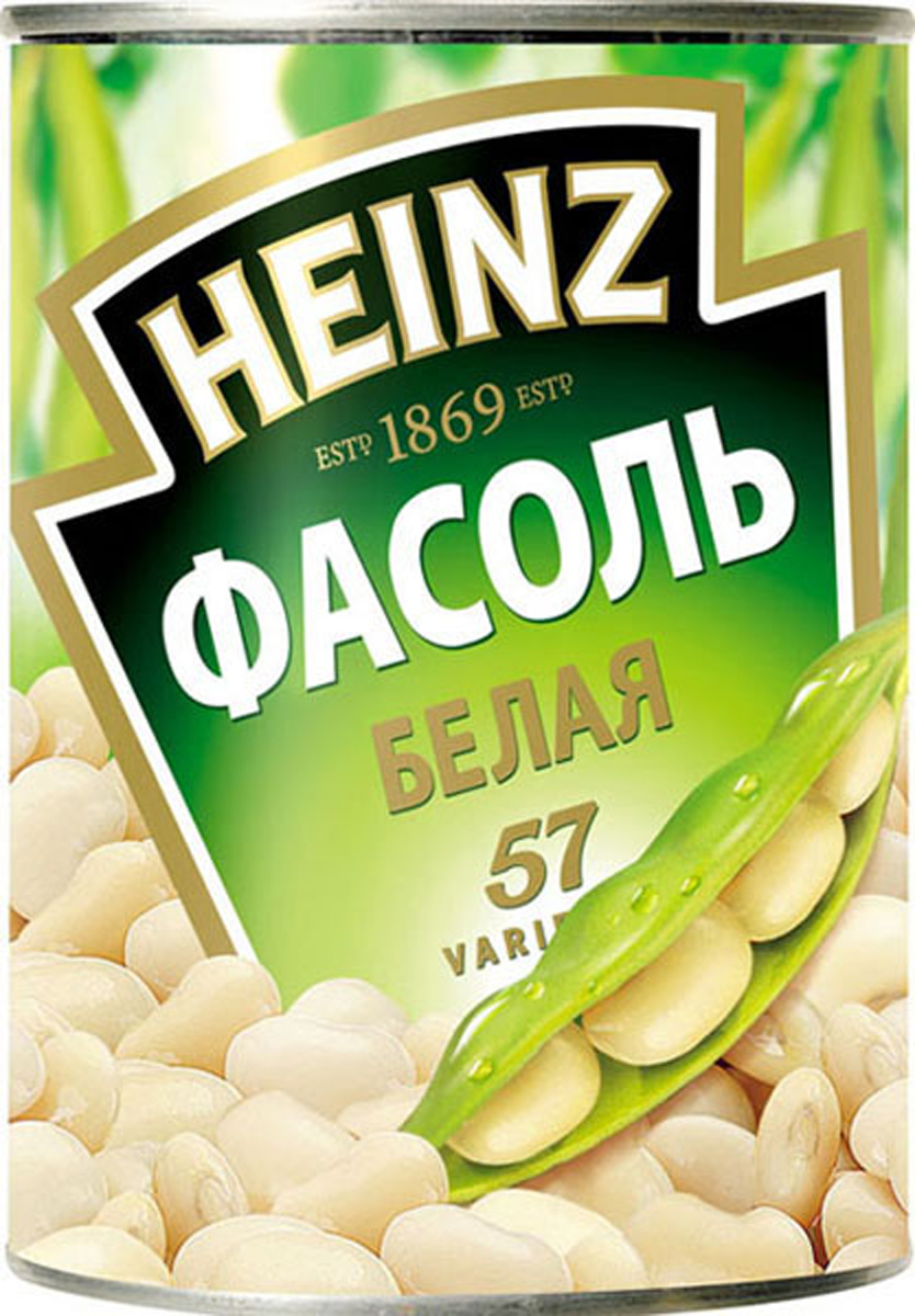 Heinz фасоль белая, 400 г76007179 Heinz фасоль белая, 400 г76007179Нежнейшая белая фасоль Хайнц богата витаминами и минералами. Полностью готова к употреблению в качестве гарнира или ингредиента к супу и салату. Не содержит искусственных добавок и отвечает высочайшим стандартам качества.