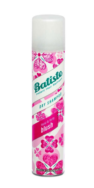 Batiste Fragrance Blush Сухой шампунь, 200 мл503298 Batiste Fragrance Blush Сухой шампунь, 200 мл503298Batiste – отличное средство для активных женщин! Сухой шампунь Batiste устраняет жирность корней, придавая скучным и безжизненным волосам необходимый блеск, без использования воды. Быстро освежает и повышает силу волос, придает телу волоса и текстуру и оставляет ощущение чистоты и свежести. Идеален для использования, когда… - У вас нет времени мыть голову обычным шампунем - Когда у вас много других дел - Когда ваша жизнь – сплошной круговорот событий Сухой шампунь быстро и эффективно абсорбирует грязь и жир, тем самым очищая волосы Простота в использовании: нанесите шампунь на сухие волосы и через несколько минут причешитесь. И волосы вновь чистые и мягкие!