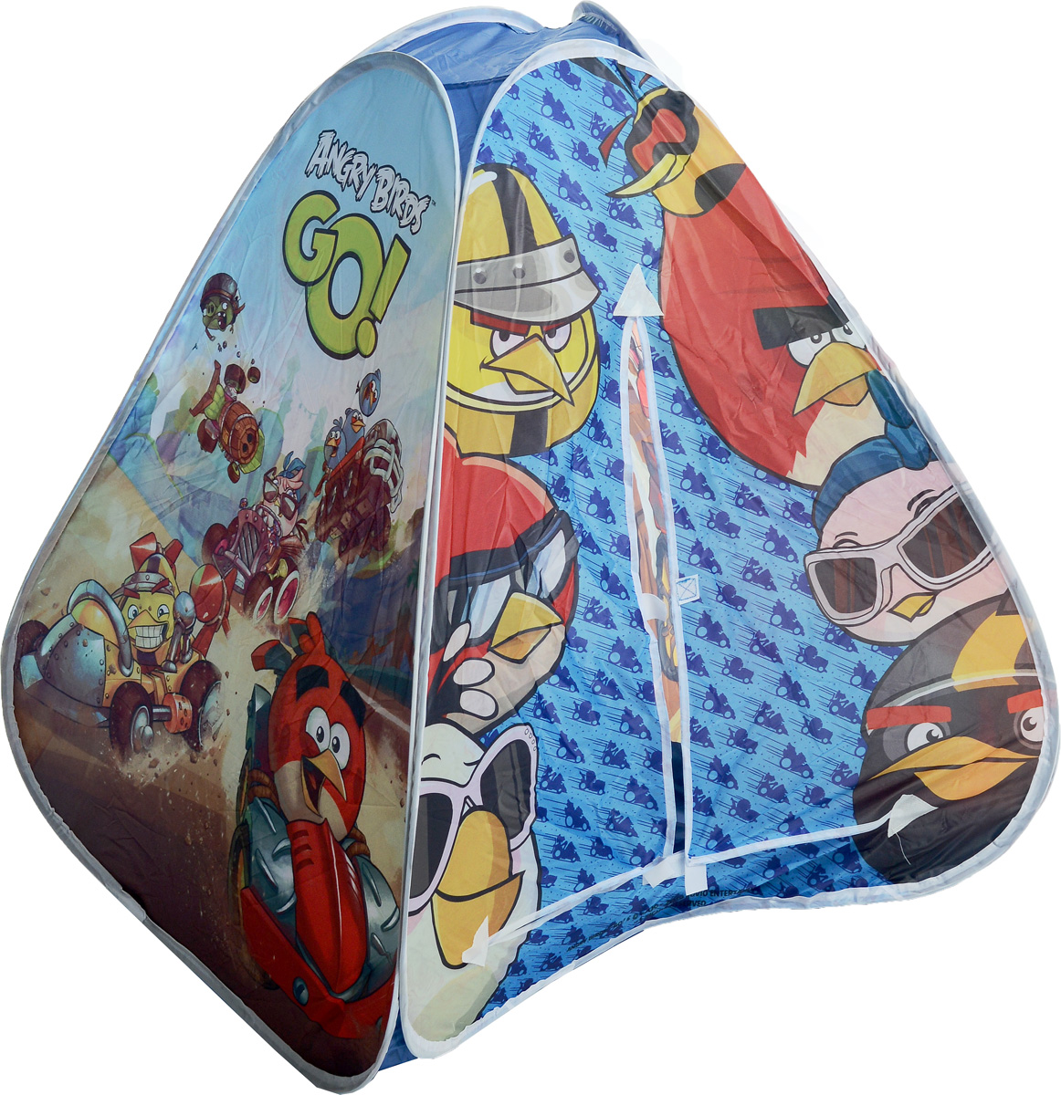 1TOY Детская игровая палатка Angry Birds Go в сумке 90 х 80 х 80 смТ57507 1TOY Детская игровая палатка Angry Birds Go в сумке 90 х 80 х 80 смТ57507Играть дома или на природе лучше с индивидуальным детским домиком. А если этот домик оформлен в стиле такой любимой малышом игры, то и вовсе, нет ему цены. Он может захватить внимание малыша, при этом он лёгкий в переноске и воздухопроницаемый. Даже если всё время на природе малыш проведёт в нём, он подышит свежим воздухом.