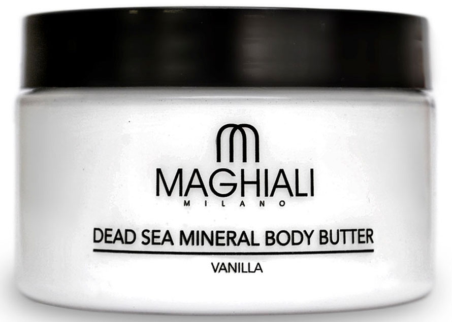 Maghiali Сливки для тела Dead sea Mineral, ваниль, 250 млУТ-00000159 Maghiali Сливки для тела Dead sea Mineral, ваниль, 250 млУТ-00000159Крем-масло Maghiali для тела Ваниль с удивительно шелковистой текстурой на основе масла ши, богато жирными кислотами и витамином E. Эффективно смягчает кожу тела и улучшает уровень ее увлажненности, способствует замедлению процесса старения кожи и появления морщин. Масло для тела Maghiali прекрасно подходит для стран с холодным климатом. Обогащено маслом семян жожоба, соком алоэ и экстрактом ромашки для смягчения кожи. Формула масла для тела Maghiali содержит также 27 витаминов и минералов твого моря, которые помогают поддерживать здоровое состояние кожи и придают ей ощущение свежести. Крем для тела масло Maghiali с экстрактом ванили выравнивает цвет кожи, снимает раздражение, воспаления и шелушения, успокаивает, повышает эластичность кожи. Идеально подходит для ухода за сухой, чувствительной, раздраженной и зрелой кожи. Применение: Нанести масло для тела Maghiali на кожу и помассировать до полного впитывания. Рекомендуется для ежедневного использования.