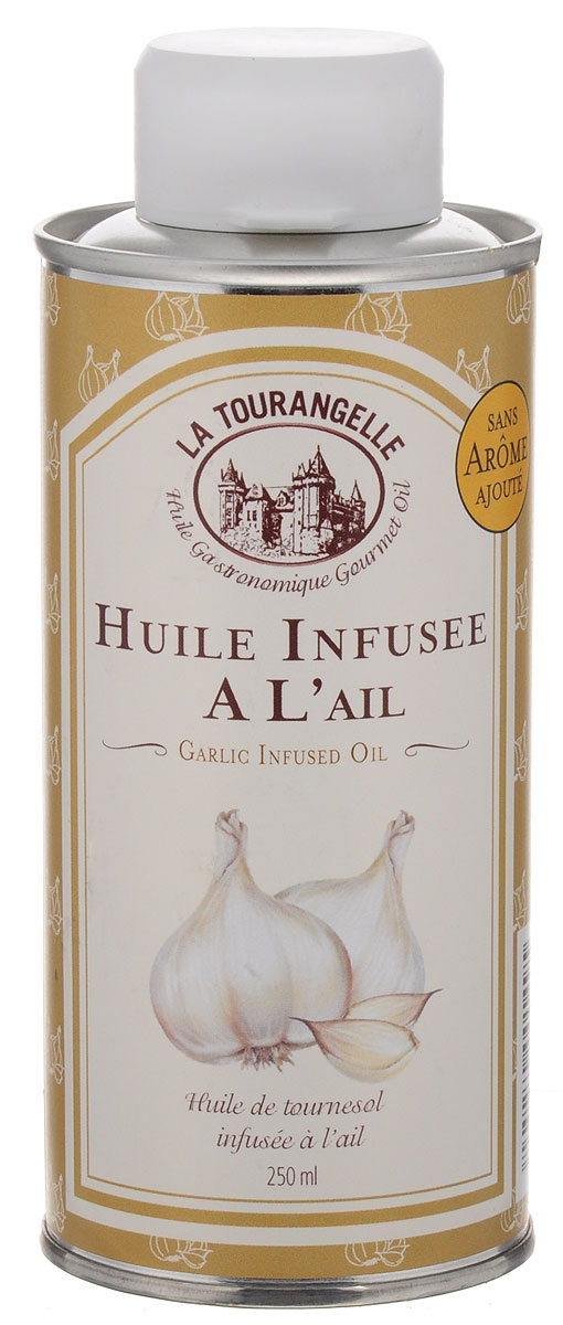 La Tourangelle Garlic Infused Oil масло подсолнечное с экстрактом чеснока, 250 мл3245270001495 La Tourangelle Garlic Infused Oil масло подсолнечное с экстрактом чеснока, 250 мл3245270001495Чеснок добавленный в масло может творить чудеса для любого блюда или соуса, этот замечательный аромат невероятно универсален. La Tourangelle Garlic Infused Oil дает вам бесконечные возможности для приготовления пищи от салатных заправок до приготовления пищи при высокой температуре. Его также можно просто использовать в качестве масла для окунания хлеба и других закуской.