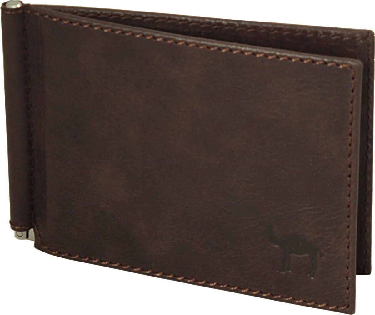 Зажим для денег мужской Dimanche Camel, цвет: коричневый. 639/К639/К_коричневый Зажим для денег мужской Dimanche Camel, цвет: коричневый. 639/К639/К_коричневыйСтильный мужской зажим для денег Dimanche Camel выполнен из натуральной кожи на подкладке из полиэстера. Он снабжен в открытом положении фиксирующейся металлической скобой для денег, внутри также шесть карманов для кредиток.