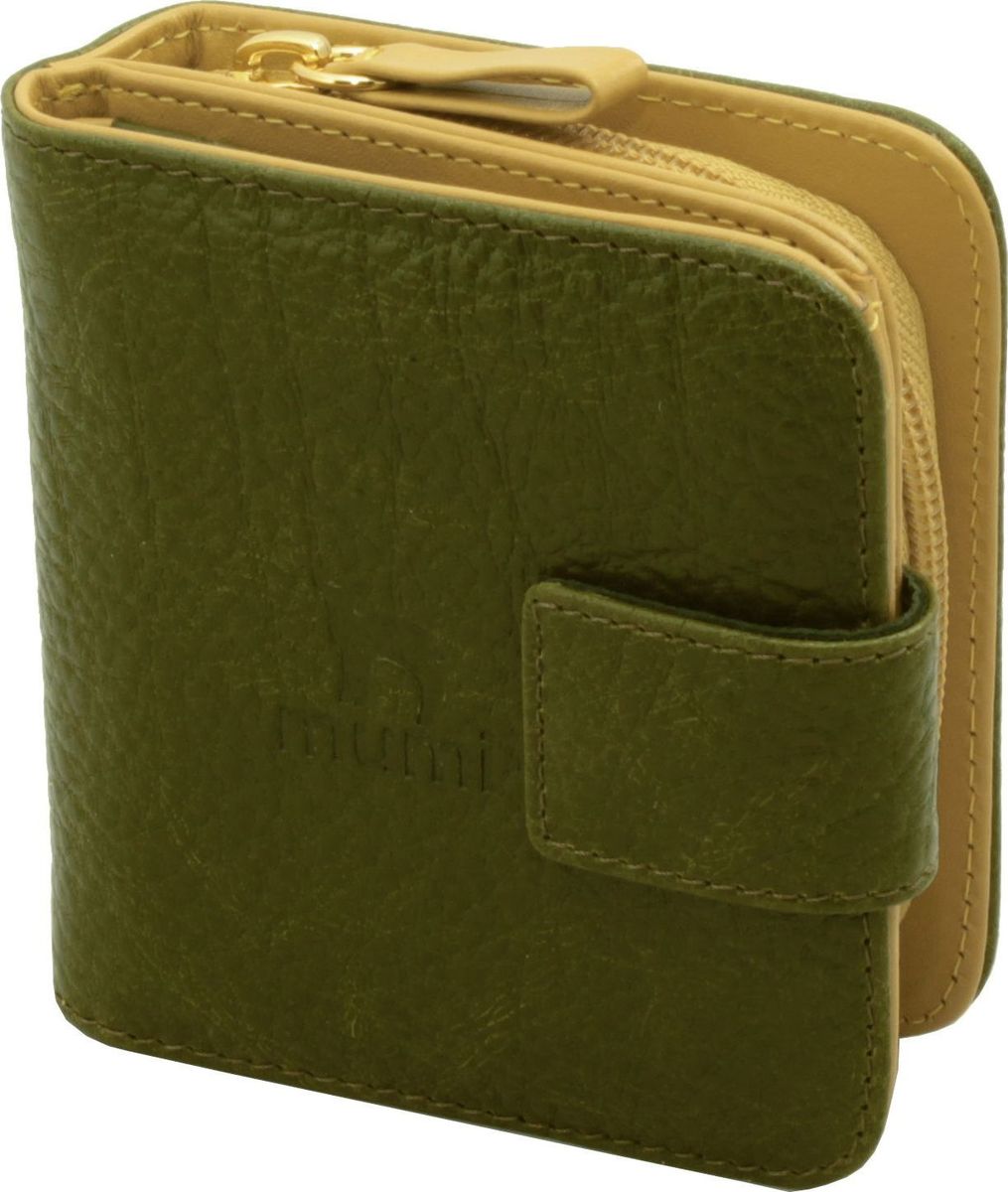 Кошелек Dimanche Mumi, цвет: болотный, горчичный. 722/В722/В_болотный, горчичный Кошелек Dimanche Mumi, цвет: болотный, горчичный. 722/В722/В_болотный, горчичныйКошелек выполнен из комбинации разноцветных кож с оригинальным украшением. Состоит из двух отделений. В первом, закрывающемся на хлястик с кнопкой, имеется 2 отделения для купюр и восемь кармашнов для кредитных/визитных карт. Второе объемное отделение для мелочи закрывается на молнию, внутри имеется перегородка.