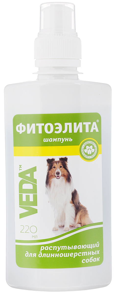 Шампунь для длинношерстных собак VEDA Фитоэлита, распутывающий, 220 мл4605543006050 Шампунь для длинношерстных собак VEDA Фитоэлита, распутывающий, 220 мл4605543006050Шампунь VEDA Фитоэлита - это эффективное средство гигиены для домашних животных на основе настроя травы тысячелетника. Формула этого шампуня разработана специально для облегчения ухода за собаками длинношерстных пород. Шампунь VEDA Фитоэлита обладает прекрасными распутывающими свойствами, предохраняет волос от спутывания, обеспечивает укладку волосок к волоску. Укрепляет волосяные фолликулы и регулирует минеральный обмен в коже и шерсти животного. Регулярное использование этого средства позволяет добиться прекрасных результатов. Товар сертифицирован.