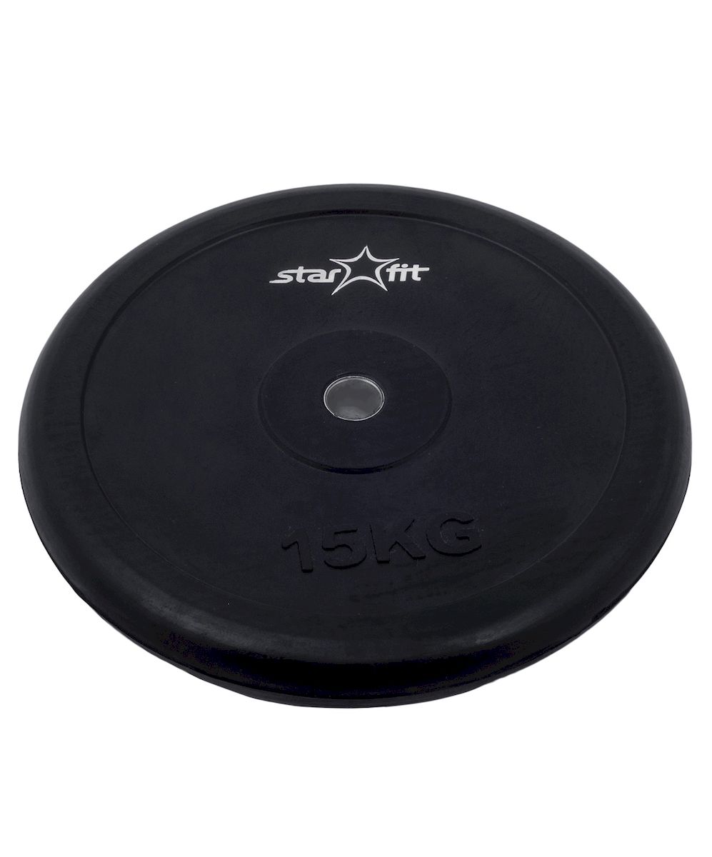 Диск обрезиненный Starfit BB-202, посадочный диаметр 26 мм, 15 кгУТ-00007174 Диск обрезиненный Starfit BB-202, посадочный диаметр 26 мм, 15 кгУТ-00007174Диск Star Fit BB-202 подходит для гантелей и грифов диаметром 26 мм. Он изготовлен из прочного металла и имеет резиновое покрытие. Высокое качество обеспечивает безопасность занятий спортом. Диск оснащен металлической втулкой для загрузки и снятия диска со штанги. Для тренировки в домашних условиях чаще всего применяются обрезиненные диски со специальным покрытием, которые не царапают пол и не гремят, привлекая излишнее внимание соседей. При покупке дисков обязательно обращайте внимание на допустимый вес, который может выдержать гриф. Посадочный диаметр: 26 мм. Вес: 15 кг.