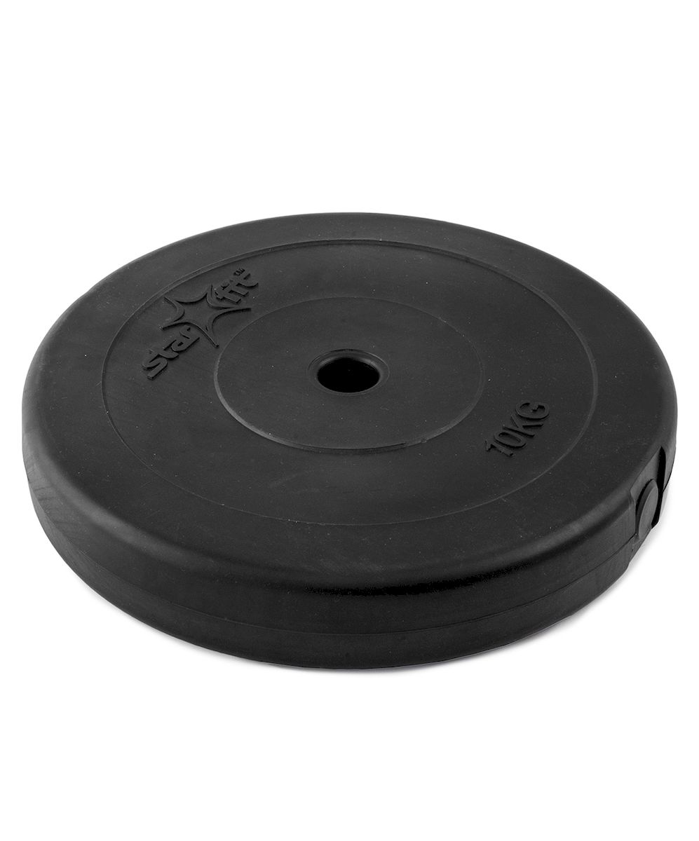 Диск пластиковый Starfit BB-203, 10 кг, диаметр 26 мм, цвет: черныйУТ-00007182 Диск пластиковый Starfit BB-203, 10 кг, диаметр 26 мм, цвет: черныйУТ-00007182Диск пластиковый BB-203 - это пластиковый диск, выполнен из ABS пластика, внутри - цемента. Индивидуальный дизайн, пресс-форма логотипа бренда Star Fit. Характеристики: Вес, кг: 10 Диаметр посадочного отверстия, мм: 26 Цвет: черный Внутренний материал: цемент Покрытие: ABS пластик Количество в упаковке, шт: 1 Производство: КНР