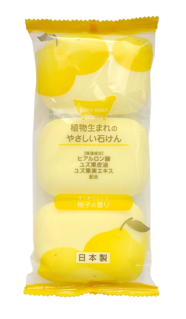 Max Soap Мыло туалетное, с ароматом юдзу, 3шт х 80 г038051 Max Soap Мыло туалетное, с ароматом юдзу, 3шт х 80 г038051Мыло образует густую мягкую пену, очищает и освежает кожу тела. Благодаря гиалуроновой кислоте не сушит кожу. Изготовлено по традиционному способу мыловарения (с мыльной основой из натуральных растительных компонентов). Экономично в использовании. Обладает ароматом юдзу.
