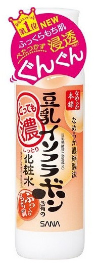 Sana Увлажняющий лосьон Soy Milk Moisture Lotion, с изофлавонами сои, 200мл413322 Sana Увлажняющий лосьон Soy Milk Moisture Lotion, с изофлавонами сои, 200мл413322Лосьон глубоко увлажняет, повышает естественные упругость и эластичность кожи за счет действия полученных из соевых бобов увлажняющих компонентов: изофлавоны, полученные из соевых бобов; изофлавоны, полученные из ферментированного соевого молока; экстракт соевых бобов; растительный коллаген, полученный из соевого белка. Не содержит парфюмерных отдушек, искусcтвенных красителей и минеральных масел. В состав не входит генно - модифицированная соя.