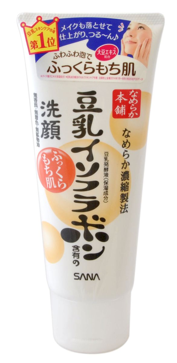 Sana Пенка для умывания и снятия макияжа Soy Milk Moisture Cleansing Wash, увлажняющая с изофлавонами сои, 150г457814 Sana Пенка для умывания и снятия макияжа Soy Milk Moisture Cleansing Wash, увлажняющая с изофлавонами сои, 150г457814Пенка представляет собой мягкое средство для умывания лица и снятия макияжа. Создает нежную густую пену, прекрасно очищает кожу лица, глубоко увлажняет и повышает естественные упругость и эластичность кожи за счет действия полученных из соевых бобов увлажняющих компонентов: изофлавоны, полученные из соевых бобов; изофлавоны, полученные из ферментированного соевого молока; экстракт соевых бобов; растительный коллаген, полученный из соевого белка. Результат – хорошо увлажненная, упругая, сияющая кожа. Не содержит парфюмерных отдушек, искусcтвенных красителей и минеральных масел. В состав не входит генно - модифицированная соя.