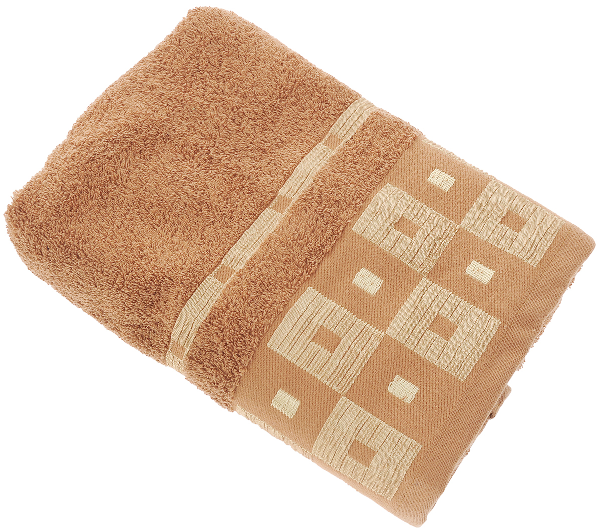 Полотенце Aisha Home Textile, цвет: коричневый, 70 х 140 смУзТ-ПМ-114-09-20к Полотенце Aisha Home Textile, цвет: коричневый, 70 х 140 смУзТ-ПМ-114-09-20кМахровые полотенца AISHA Home Textile идеальное сочетание цены и качества. Полотенца упакованы в стильную подарочную коробку. В состав входит только натуральное волокно - хлопок. Лаконичные бордюры подойдут для любого интерьера ванной комнаты. Полотенца прекрасно впитывает влагу и быстро сохнут. При соблюдении рекомендаций по уходу не линяют и не теряют форму даже после многократных стирок. Состав: 100% хлопок.
