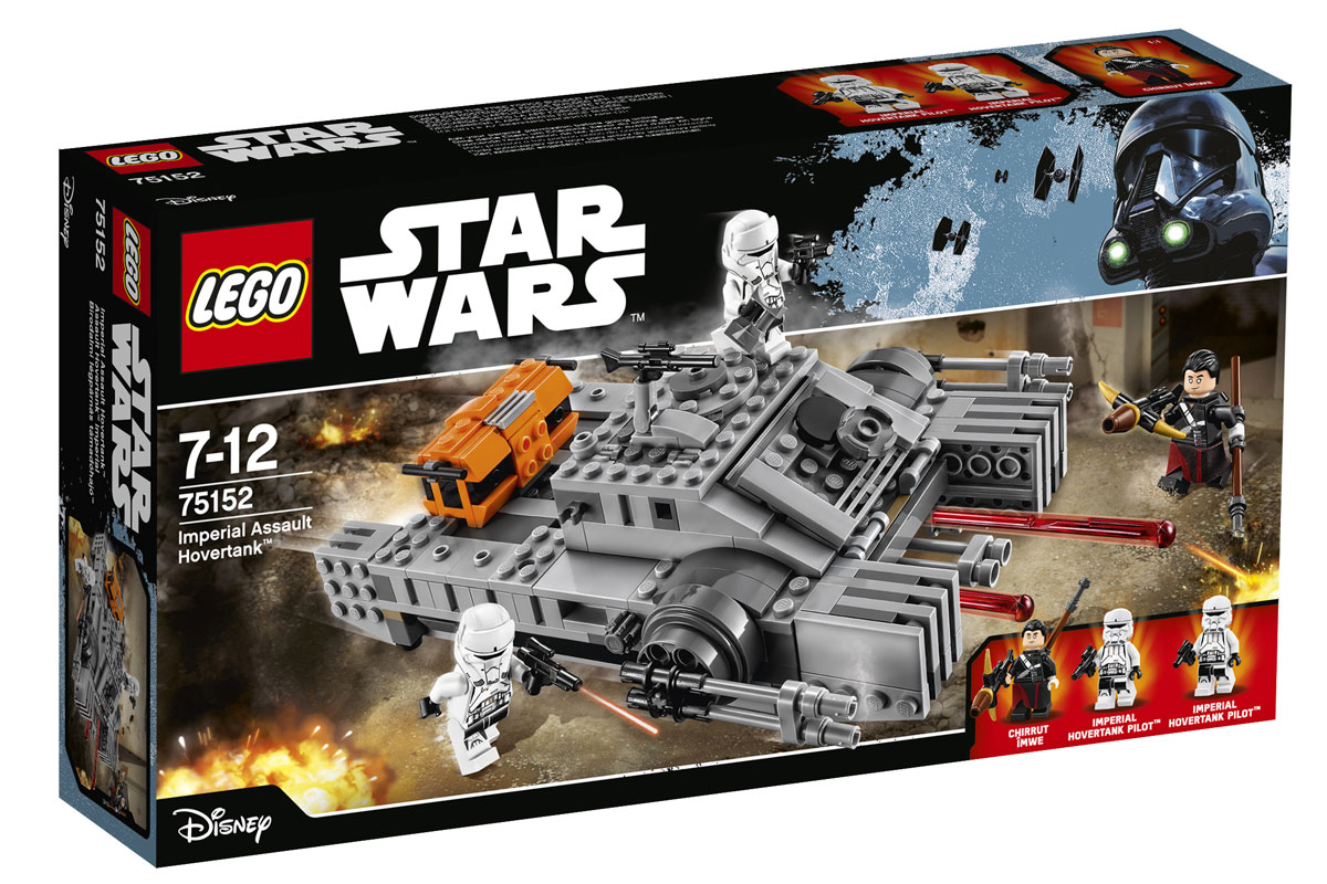 LEGO Star Wars Конструктор Имперский десантный танк 7515275152 LEGO Star Wars Конструктор Имперский десантный танк 7515275152Помогите Чирруту победить отряд штурмовиков, патрулирующих улицы на имперском десантном танке. Это мощная патрульная машина имеет два места для мини-фигурок и оснащена подвижной башней с пружинными пушками для уничтожения врагов Империи. Повстанцы скрываются в местах, куда технике путь закрыт! Откройте грузовые отсеки, вооружитесь бластерами и разыграйте свою собственную городскую мини-битву! Из деталей этого набора вы соберете патрульную боевую машину отряда штурмовиков, оснащенную бластерной пушкой во фронтальной части, стреляющей зарядами-ракетами и двумя подвижными пушками на бортах танка. Кабина танка с двумя открывающимися люками рассчитана на двух бойцов Имперских войск. В задней части машины установлен короб с дополнительными боеприпасами. Конструктор включает 385 элементов. Все элементы выполнены из прочного и безопасного пластика. Игры с конструкторами помогут ребенку развить воображение, внимательность, пространственное мышление и творческие способности. Такой...