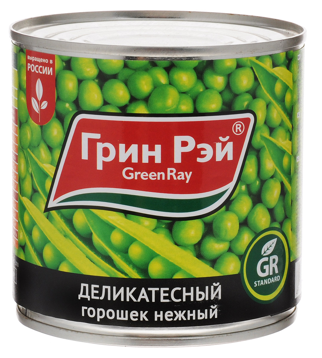 Green Ray Деликатесный горошек зеленый, 425 мл609 Green Ray Деликатесный горошек зеленый, 425 мл609Зеленый горошек Green Ray Деликатесный – высококачественный продукт, изготовленный из отборного зеленого горошка мозговых сортов. Горошек отличается приятным сладковатым вкусом и аппетитным ароматом.