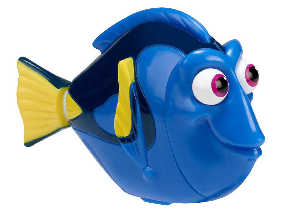 Finding Dory Фигурка функциональная Dory36400 Finding Dory Фигурка функциональная Dory36400Фигурка функциональная Finding Dory Dory выполнена в виде подводного обитателя мультипликационного фильма В поисках Дори. Фигурка отличается прекрасной степенью детализации, она выполнена из качественного пластика ярких насыщенных тонов. Фигурка имеет подвижные плавники и хвост, благодаря чему выглядит еще реалистичнее, а игры с ней станут еще увлекательнее. Обрадуйте свою непоседу таким забавным подарком!