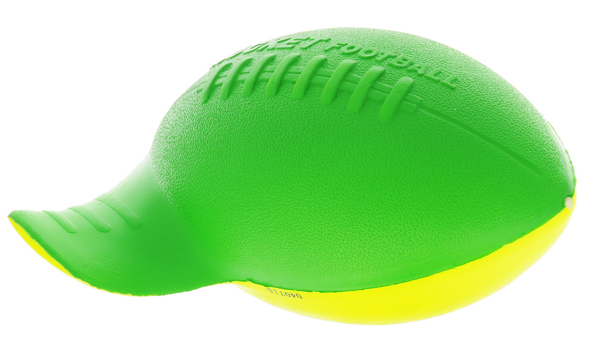 Aerobie Мяч Rocket Football цвет желтый зеленый76 Aerobie Мяч Rocket Football цвет желтый зеленый76Мягкий мяч для бросков Aerobie Rocket Football изготовлен из мягкого эластичного материала, что позволяет обезопасить ладони игроков при приеме мяча. Несмотря на его маленький размер, особым образом изогнутые края сделают эффектным бросок даже на большую дистанцию. Специально разработанный аэродинамический дизайн позволяет делать точные и меткие броски, будь они сделаны даже из-за спины игрока, делая увлекательной игру не только для детей, но и для их родителей.
