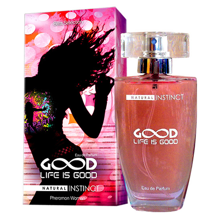 Natural Instinct Духи, LIFE IS GOOD, женские, 50 млNI-LFG-50 Natural Instinct Духи, LIFE IS GOOD, женские, 50 млNI-LFG-50Этот аромат раскроет в Вас страсть и невинность, и окружит пьянящей радостью. Деликатный, нежный и очень женственный он распахивает двери новой весне, торжествуя и празднуя пробуждение природы и появления первых волшебных цветов и восхитительных ароматов. Верхние ноты: грейпфрут, листья черной смородины и солнечный абрикос. Ноты сердца: цветочный букет из ландыша, розы и жасмина. Базовые ноты: древесный аромат и красное яблоко.