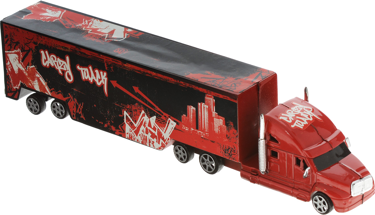 Junfa Toys Грузовик инерционный Road Big цвет черный красный1066_черный, красный Junfa Toys Грузовик инерционный Road Big цвет черный красный1066_черный, красныйИнерционный грузовик Junfa Toys Road Big обязательно привлечет внимание вашего ребенка. Игрушка выполнена из прочного пластика в виде мощного грузовика с прицепом. Машина оснащена инерционным механизмом. Достаточно немного подтолкнуть машинку вперед или назад, а затем отпустить, и она сама поедет в ту же сторону. Малыш проведет с этой игрушкой много увлекательных часов, разыгрывая различные ситуации. Ваш ребенок будет в восторге от такого подарка!