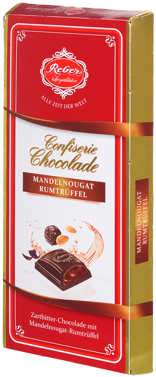 Reber горький шоколад Almond Praline-Rum Truffle с трюфельной начинкой из миндаля и рома, 100 г1410133/6 Reber горький шоколад Almond Praline-Rum Truffle с трюфельной начинкой из миндаля и рома, 100 г1410133/6Горький шоколад Reber Almond Praline-Rum Truffle с трюфельной начинкой из миндаля и рома.