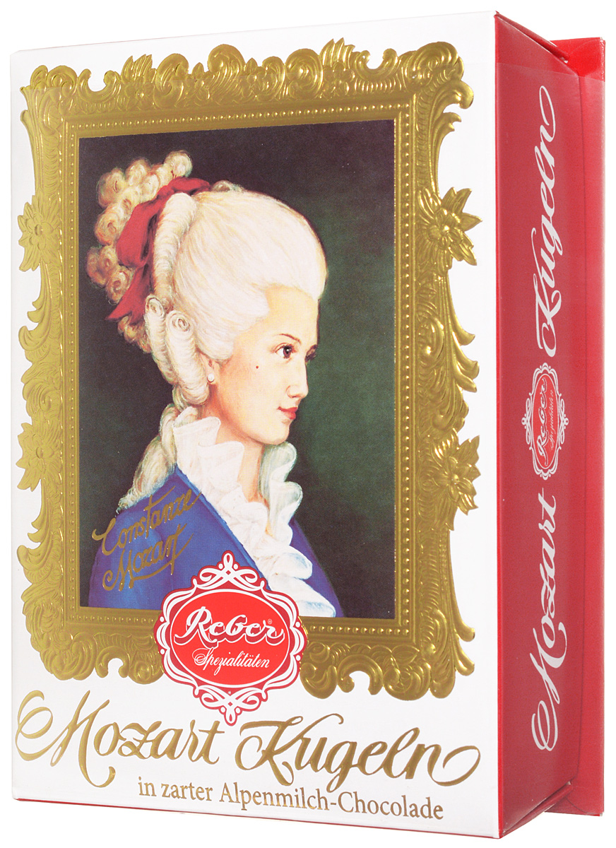 Reber Mozart Kugeln конфеты с молочным шоколадом, 120 г1410111/5 Reber Mozart Kugeln конфеты с молочным шоколадом, 120 г1410111/5Reber Mozart Kugeln - непревзойденные шоколадные конфеты, которые заполнены свежими зелеными фисташками, миндалем, фундуком, а сверху покрыты слоем настоящего молочного шоколада.