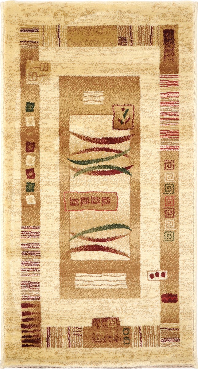 Ковер Kamalak Tekstil, прямоугольный, 60 x 110 см. УК-0046УК-0046 Ковер Kamalak Tekstil, прямоугольный, 60 x 110 см. УК-0046УК-0046Ковер Kamalak Tekstil изготовлен из прочного синтетического материала heat-set, улучшенного варианта полипропилена (эта нить получается в результате его дополнительной обработки). Полипропилен износостоек, нетоксичен, не впитывает влагу, не провоцирует аллергию. Структура волокна в полипропиленовых коврах гладкая, поэтому грязь не будет въедаться и скапливаться на ворсе. Практичный и износоустойчивый ворс не истирается и не накапливает статическое электричество. Ковер обладает хорошими показателями теплостойкости и шумоизоляции. Оригинальный рисунок позволит гармонично оформить интерьер комнаты, гостиной или прихожей. За счет невысокого ворса ковер легко чистить. При надлежащем уходе синтетический ковер прослужит долго, не утратив ни яркости узора, ни блеска ворса, ни упругости. Самый простой способ избавить изделие от грязи - пропылесосить его с обеих сторон (лицевой и изнаночной). Влажная уборка с применением шампуней и...