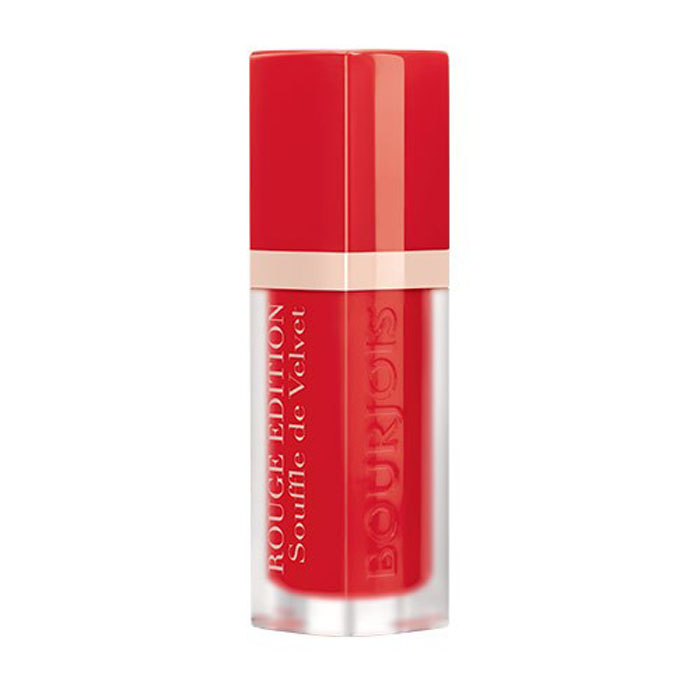 Bourjois Помада для губ Rouge Edition Souffle De Velvet, тон №02, 7,7 г29101292072 Bourjois Помада для губ Rouge Edition Souffle De Velvet, тон №02, 7,7 г29101292072Матовое покрытие и яркий цвет. Легкая, невесомая текстура, не ощутимая на губах. Простое нанесение, абсолютный комфорт и 24-часовая стойкость. Обладает ухаживающими свойствами бальзама; не ощущается на губах; обеспечивает невероятный комфорт.