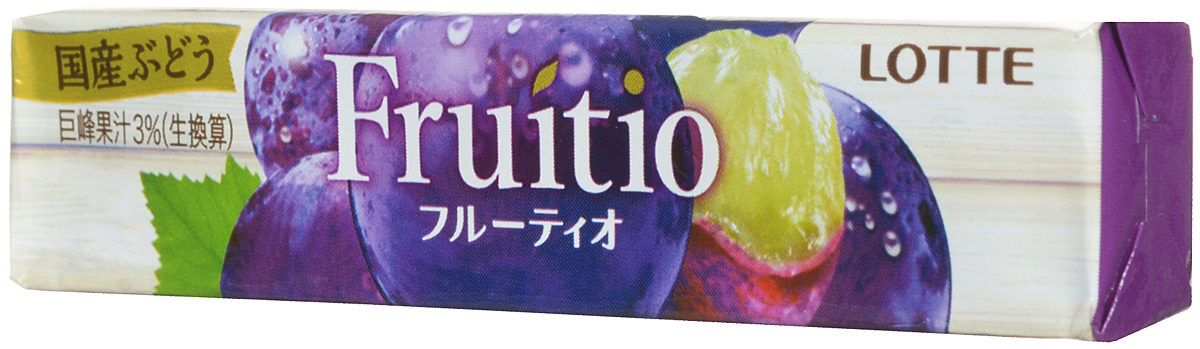 Lotte Fruitio Grape жевательная резинка, 21 г45141133 Lotte Fruitio Grape жевательная резинка, 21 г45141133Lotte Fruitio Grape - известная японская жевательная резинка со вкусом настоящего винограда. Попробуйте, и вы будете приятно удивлены!
