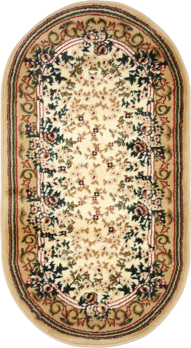 Ковер Kamalak Tekstil, овальный, 60 x 110 см. УК-0124УК-0124 Ковер Kamalak Tekstil, овальный, 60 x 110 см. УК-0124УК-0124Ковер Kamalak Tekstil изготовлен из прочного синтетического материала heat-set, улучшенного варианта полипропилена (эта нить получается в результате его дополнительной обработки). Полипропилен износостоек, нетоксичен, не впитывает влагу, не провоцирует аллергию. Структура волокна в полипропиленовых коврах гладкая, поэтому грязь не будет въедаться и скапливаться на ворсе. Практичный и износоустойчивый ворс не истирается и не накапливает статическое электричество. Ковер обладает хорошими показателями теплостойкости и шумоизоляции. Оригинальный рисунок позволит гармонично оформить интерьер комнаты, гостиной или прихожей. За счет невысокого ворса ковер легко чистить. При надлежащем уходе синтетический ковер прослужит долго, не утратив ни яркости узора, ни блеска ворса, ни упругости. Самый простой способ избавить изделие от грязи - пропылесосить его с обеих сторон (лицевой и изнаночной). Влажная уборка с применением шампуней и...