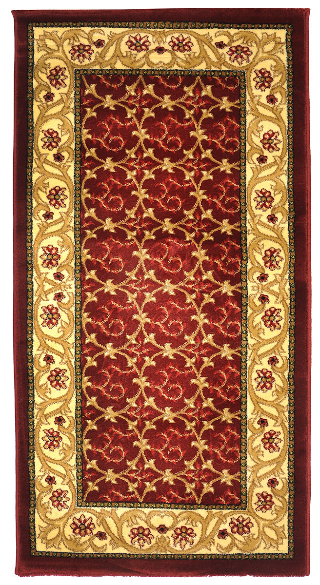 Ковер Kamalak Tekstil, прямоугольный, 80 x 150 см. УК-0222УК-0222 Ковер Kamalak Tekstil, прямоугольный, 80 x 150 см. УК-0222УК-0222Ковер Kamalak Tekstil изготовлен из прочного синтетического материала heat-set, улучшенного варианта полипропилена (эта нить получается в результате его дополнительной обработки). Полипропилен износостоек, нетоксичен, не впитывает влагу, не провоцирует аллергию. Структура волокна в полипропиленовых коврах гладкая, поэтому грязь не будет въедаться и скапливаться на ворсе. Практичный и износоустойчивый ворс не истирается и не накапливает статическое электричество. Ковер обладает хорошими показателями теплостойкости и шумоизоляции. Оригинальный рисунок позволит гармонично оформить интерьер комнаты, гостиной или прихожей. За счет невысокого ворса ковер легко чистить. При надлежащем уходе синтетический ковер прослужит долго, не утратив ни яркости узора, ни блеска ворса, ни упругости. Самый простой способ избавить изделие от грязи - пропылесосить его с обеих сторон (лицевой и изнаночной). Влажная уборка с применением шампуней и...