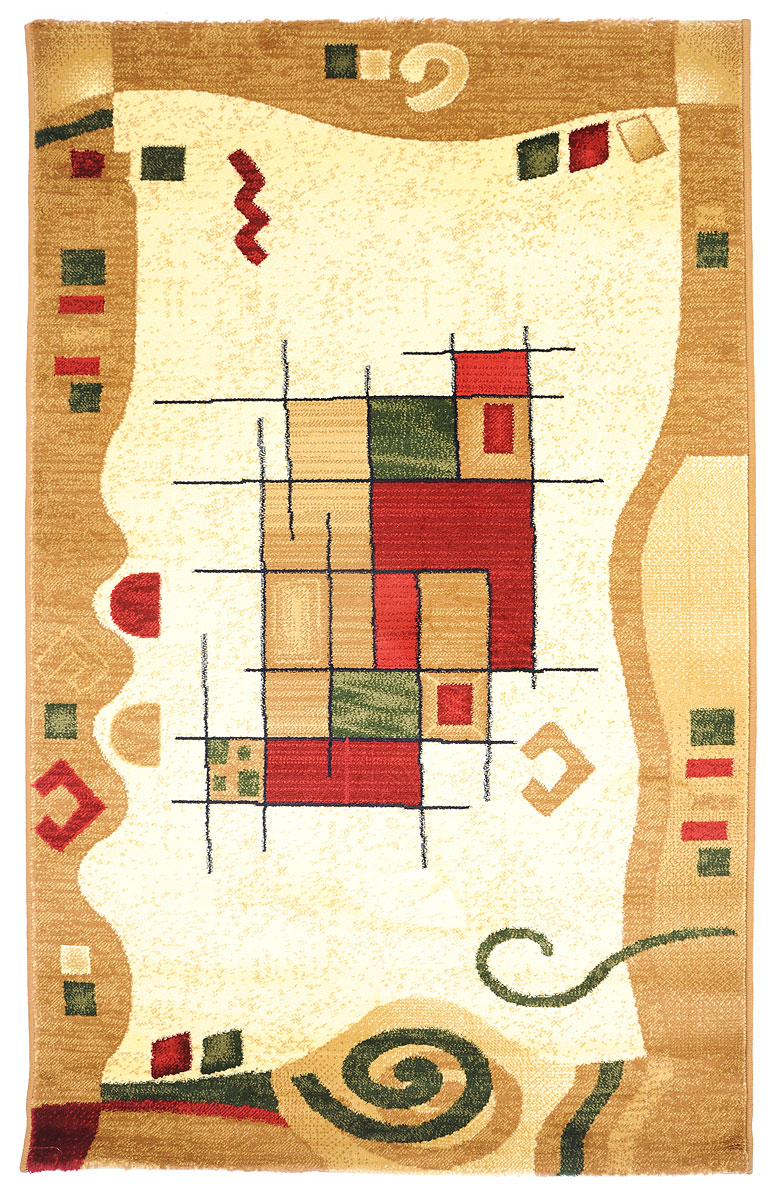 Ковер Kamalak Tekstil, прямоугольный, 100 x 150 см. УК-0344УК-0344 Ковер Kamalak Tekstil, прямоугольный, 100 x 150 см. УК-0344УК-0344Ковер Kamalak Tekstil изготовлен из прочного синтетического материала heat-set, улучшенного варианта полипропилена (эта нить получается в результате его дополнительной обработки). Полипропилен износостоек, нетоксичен, не впитывает влагу, не провоцирует аллергию. Структура волокна в полипропиленовых коврах гладкая, поэтому грязь не будет въедаться и скапливаться на ворсе. Практичный и износоустойчивый ворс не истирается и не накапливает статическое электричество. Ковер обладает хорошими показателями теплостойкости и шумоизоляции. Оригинальный рисунок позволит гармонично оформить интерьер комнаты, гостиной или прихожей. За счет невысокого ворса ковер легко чистить. При надлежащем уходе синтетический ковер прослужит долго, не утратив ни яркости узора, ни блеска ворса, ни упругости. Самый простой способ избавить изделие от грязи - пропылесосить его с обеих сторон (лицевой и изнаночной). Влажная уборка с применением шампуней и...