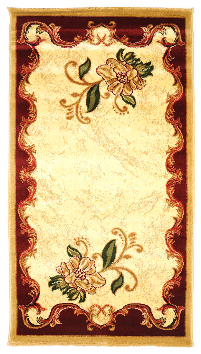 Ковер Kamalak Tekstil, прямоугольный, 80 x 150 см. УК-0075УК-0075 Ковер Kamalak Tekstil, прямоугольный, 80 x 150 см. УК-0075УК-0075Ковер Kamalak Tekstil изготовлен из прочного синтетического материала heat-set, улучшенного варианта полипропилена (эта нить получается в результате его дополнительной обработки). Полипропилен износостоек, нетоксичен, не впитывает влагу, не провоцирует аллергию. Структура волокна в полипропиленовых коврах гладкая, поэтому грязь не будет въедаться и скапливаться на ворсе. Практичный и износоустойчивый ворс не истирается и не накапливает статическое электричество. Ковер обладает хорошими показателями теплостойкости и шумоизоляции. Оригинальный рисунок позволит гармонично оформить интерьер комнаты, гостиной или прихожей. За счет невысокого ворса ковер легко чистить. При надлежащем уходе синтетический ковер прослужит долго, не утратив ни яркости узора, ни блеска ворса, ни упругости. Самый простой способ избавить изделие от грязи - пропылесосить его с обеих сторон (лицевой и изнаночной). Влажная уборка с применением шампуней и моющих средств не противопоказана. ...