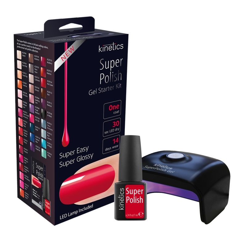 Kinetics Набор Super Polish Gel Started KIT: Однофазный гель-лак Super Polish, Профессиональная LED лампа с таймером, 5,5 WKGSPK001 Kinetics Набор Super Polish Gel Started KIT: Однофазный гель-лак Super Polish, Профессиональная LED лампа с таймером, 5,5 WKGSPK001Набор включает в себя: Однофазный гель-лак Super Polish (один классический красный цвет Victory), Высококачественная Led- лампа Kinetics с таймером (12W), Ремувер Super Polish (для подготовки ногтевой платины, снятия липкого слоя, удаления гель-лака). Все необходимые инструменты: Универсальная пилочка Miss Rhino 240/180 и Апельсиновая палочка 10 хлопковых салфеток 10 файлов из фольги для снятия гель-лака Набор предназначен как для мастеров, так и для домашнего использования. Самый быстрый МАНИКЮР 10 минут и ПЕДИКЮР 12 минут – одно покрытие и 30 секунд Led сушки Семь в одном: 7 ОСНОВНЫХ ПРОДУКТОВ В ОДНОМ НАБОРЕ Надежность покрытия 14 ДНЕЙ СТОЙКОСТИ!