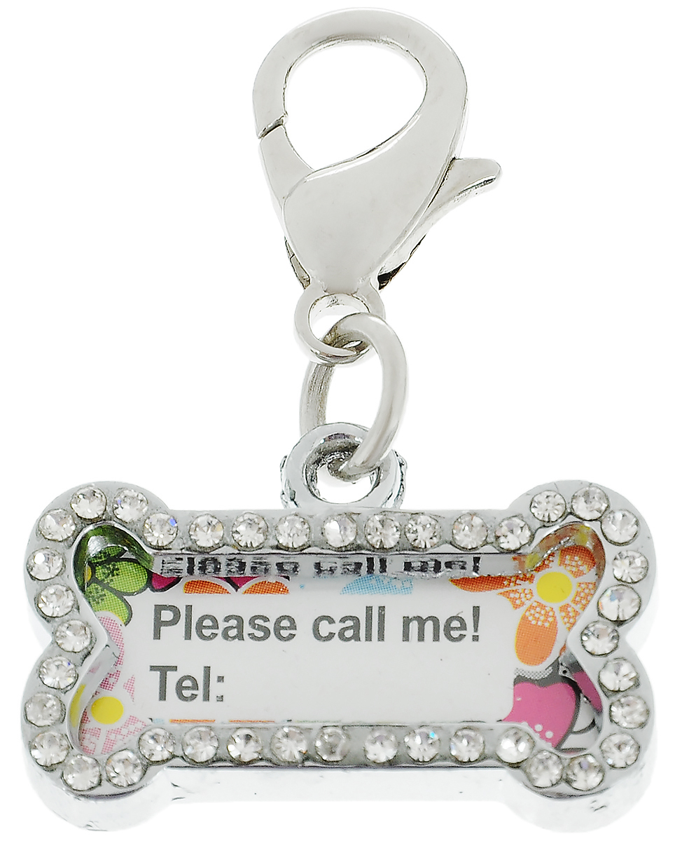 Брелок на ошейник Pet Fun КосточкаYL71419-M Брелок на ошейник Pet Fun КосточкаYL71419-MБрелок на ошейник Pet Fun Косточка будет очень полезен, если ваша собака или кошка потерялась. Брелок, выполненный из металла, крепится на ошейник с помощью карабина, он плотно держится и не расстегнется при беге. Внутри хранится бумажка, где вы можете написать свой номер телефона. С таким аксессуаром человек, нашедший вашего любимца, очень быстро вернет его домой. Брелочек Pet Fun Косточка отлично будет смотреться на вашем любимце, и не будет ему мешать при активной прогулке. Размер изделия (без учета карабина): 2,5 х 2 см.