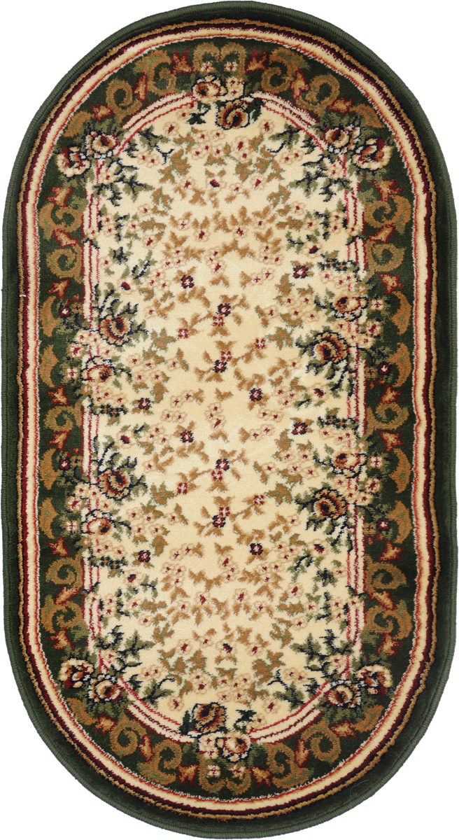 Ковер Kamalak Tekstil, овальный, 60 x 110 см. УК-0130УК-0130 Ковер Kamalak Tekstil, овальный, 60 x 110 см. УК-0130УК-0130Ковер Kamalak Tekstil изготовлен из прочного синтетического материала heat-set, улучшенного варианта полипропилена (эта нить получается в результате его дополнительной обработки). Полипропилен износостоек, нетоксичен, не впитывает влагу, не провоцирует аллергию. Структура волокна в полипропиленовых коврах гладкая, поэтому грязь не будет въедаться и скапливаться на ворсе. Практичный и износоустойчивый ворс не истирается и не накапливает статическое электричество. Ковер обладает хорошими показателями теплостойкости и шумоизоляции. Оригинальный рисунок позволит гармонично оформить интерьер комнаты, гостиной или прихожей. За счет невысокого ворса ковер легко чистить. При надлежащем уходе синтетический ковер прослужит долго, не утратив ни яркости узора, ни блеска ворса, ни упругости. Самый простой способ избавить изделие от грязи - пропылесосить его с обеих сторон (лицевой и изнаночной). Влажная уборка с применением шампуней и моющих средств не противопоказана. ...