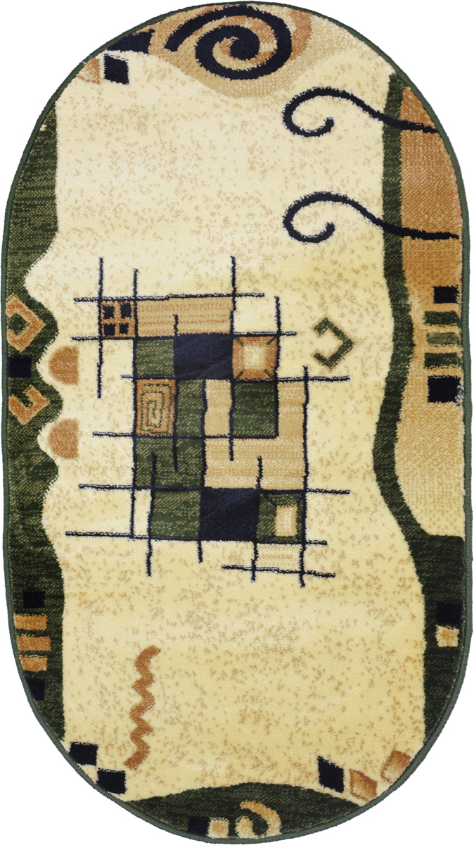 Ковер Kamalak Tekstil, овальный, 60 x 110 см. УК-0343УК-0343 Ковер Kamalak Tekstil, овальный, 60 x 110 см. УК-0343УК-0343Ковер Kamalak Tekstil изготовлен из прочного синтетического материала heat-set, улучшенного варианта полипропилена (эта нить получается в результате его дополнительной обработки). Полипропилен износостоек, нетоксичен, не впитывает влагу, не провоцирует аллергию. Структура волокна в полипропиленовых коврах гладкая, поэтому грязь не будет въедаться и скапливаться на ворсе. Практичный и износоустойчивый ворс не истирается и не накапливает статическое электричество. Ковер обладает хорошими показателями теплостойкости и шумоизоляции. Оригинальный рисунок позволит гармонично оформить интерьер комнаты, гостиной или прихожей. За счет невысокого ворса ковер легко чистить. При надлежащем уходе синтетический ковер прослужит долго, не утратив ни яркости узора, ни блеска ворса, ни упругости. Самый простой способ избавить изделие от грязи - пропылесосить его с обеих сторон (лицевой и изнаночной). Влажная уборка с применением шампуней и моющих средств не противопоказана. ...