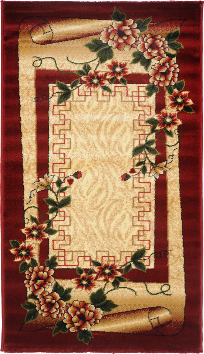 Ковер Kamalak Tekstil, прямоугольный, 80 x 150 см. УК-0063УК-0063 Ковер Kamalak Tekstil, прямоугольный, 80 x 150 см. УК-0063УК-0063Ковер Kamalak Tekstil изготовлен из прочного синтетического материала heat-set, улучшенного варианта полипропилена (эта нить получается в результате его дополнительной обработки). Полипропилен износостоек, нетоксичен, не впитывает влагу, не провоцирует аллергию. Структура волокна в полипропиленовых коврах гладкая, поэтому грязь не будет въедаться и скапливаться на ворсе. Практичный и износоустойчивый ворс не истирается и не накапливает статическое электричество. Ковер обладает хорошими показателями теплостойкости и шумоизоляции. Оригинальный рисунок позволит гармонично оформить интерьер комнаты, гостиной или прихожей. За счет невысокого ворса ковер легко чистить. При надлежащем уходе синтетический ковер прослужит долго, не утратив ни яркости узора, ни блеска ворса, ни упругости. Самый простой способ избавить изделие от грязи - пропылесосить его с обеих сторон (лицевой и изнаночной). Влажная уборка с применением шампуней и...