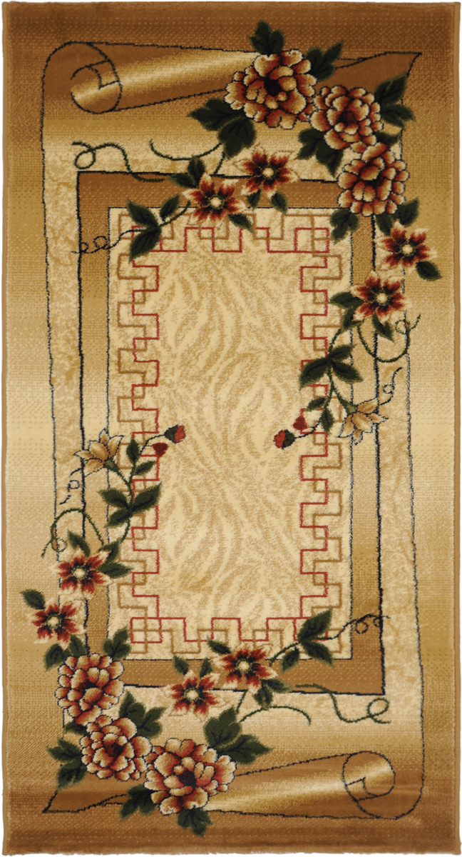 Ковер Kamalak Tekstil, прямоугольный, 80 x 150 см. УК-0060УК-0060 Ковер Kamalak Tekstil, прямоугольный, 80 x 150 см. УК-0060УК-0060Ковер Kamalak Tekstil изготовлен из прочного синтетического материала heat-set, улучшенного варианта полипропилена (эта нить получается в результате его дополнительной обработки). Полипропилен износостоек, нетоксичен, не впитывает влагу, не провоцирует аллергию. Структура волокна в полипропиленовых коврах гладкая, поэтому грязь не будет въедаться и скапливаться на ворсе. Практичный и износоустойчивый ворс не истирается и не накапливает статическое электричество. Ковер обладает хорошими показателями теплостойкости и шумоизоляции. Оригинальный рисунок позволит гармонично оформить интерьер комнаты, гостиной или прихожей. За счет невысокого ворса ковер легко чистить. При надлежащем уходе синтетический ковер прослужит долго, не утратив ни яркости узора, ни блеска ворса, ни упругости. Самый простой способ избавить изделие от грязи - пропылесосить его с обеих сторон (лицевой и изнаночной). Влажная уборка с применением шампуней и...