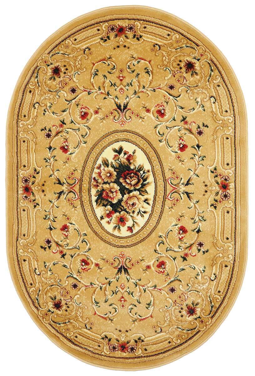 Ковер Kamalak Tekstil, овальный, 100 x 150 см. УК-0255УК-0255 Ковер Kamalak Tekstil, овальный, 100 x 150 см. УК-0255УК-0255Ковер Kamalak Tekstil изготовлен из прочного синтетического материала heat-set, улучшенного варианта полипропилена (эта нить получается в результате его дополнительной обработки). Полипропилен износостоек, нетоксичен, не впитывает влагу, не провоцирует аллергию. Структура волокна в полипропиленовых коврах гладкая, поэтому грязь не будет въедаться и скапливаться на ворсе. Практичный и износоустойчивый ворс не истирается и не накапливает статическое электричество. Ковер обладает хорошими показателями теплостойкости и шумоизоляции. Оригинальный рисунок позволит гармонично оформить интерьер комнаты, гостиной или прихожей. За счет невысокого ворса ковер легко чистить. При надлежащем уходе синтетический ковер прослужит долго, не утратив ни яркости узора, ни блеска ворса, ни упругости. Самый простой способ избавить изделие от грязи - пропылесосить его с обеих сторон (лицевой и изнаночной). Влажная уборка с применением шампуней и...