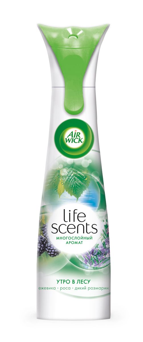 Освежитель воздуха AirWick Life Scents. Fresh Edition, утро в лесу, 250 мл4104 Освежитель воздуха AirWick Life Scents. Fresh Edition, утро в лесу, 250 мл4104• Инновация в освежителях Air Wick! • Изысканные многослойные ароматы* *По данным лаборатории R&D Рекитт Бенкизер, Соединенное Королевство, Великобритания, Халл, отчет от 05.09.2014 г. • Удобная эргономичная упаковка. Освежитель воздуха Air Wick LIFE SCENTS Утро в лесу. Инновация в освежителях Air Wick в удобной эргономичной упаковке. Предохранять от воздействия прямых солнечных лучей и нагревания выше 50 градусов. Баллон находится под давлением. Не разбирать и не давать детям. Не распылять вблизи открытого огня и горящий поверхностей. Не курить, не вскрывать и не сжигать даже после использования. Не вдыхать пары аэрозоля. Не направлять в лицо. При попадании в глаза немедленно промыть проточной водой и обратиться к врачу. Не распылять на пищу и ткани. При случайном проглатывании немедленно обратиться к врачу, показав упаковку или этикетку. При попадании на поверхности протереть влажной тканью. Может сделать поверхности влажными и скользкими. Не использовать в пищевых целях. При...