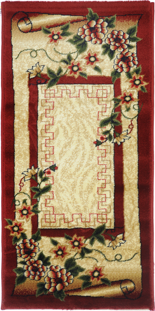 Ковер Kamalak Tekstil, прямоугольный, 50 x 100 см. УК-0447УК-0447 Ковер Kamalak Tekstil, прямоугольный, 50 x 100 см. УК-0447УК-0447Ковер Kamalak Tekstil изготовлен из прочного синтетического материала heat-set, улучшенного варианта полипропилена (эта нить получается в результате его дополнительной обработки). Полипропилен износостоек, нетоксичен, не впитывает влагу, не провоцирует аллергию. Структура волокна в полипропиленовых коврах гладкая, поэтому грязь не будет въедаться и скапливаться на ворсе. Практичный и износоустойчивый ворс не истирается и не накапливает статическое электричество. Ковер обладает хорошими показателями теплостойкости и шумоизоляции. Оригинальный рисунок позволит гармонично оформить интерьер комнаты, гостиной или прихожей. За счет невысокого ворса ковер легко чистить. При надлежащем уходе синтетический ковер прослужит долго, не утратив ни яркости узора, ни блеска ворса, ни упругости. Самый простой способ избавить изделие от грязи - пропылесосить его с обеих сторон (лицевой и изнаночной). Влажная уборка с применением шампуней и моющих средств не противопоказана. ...
