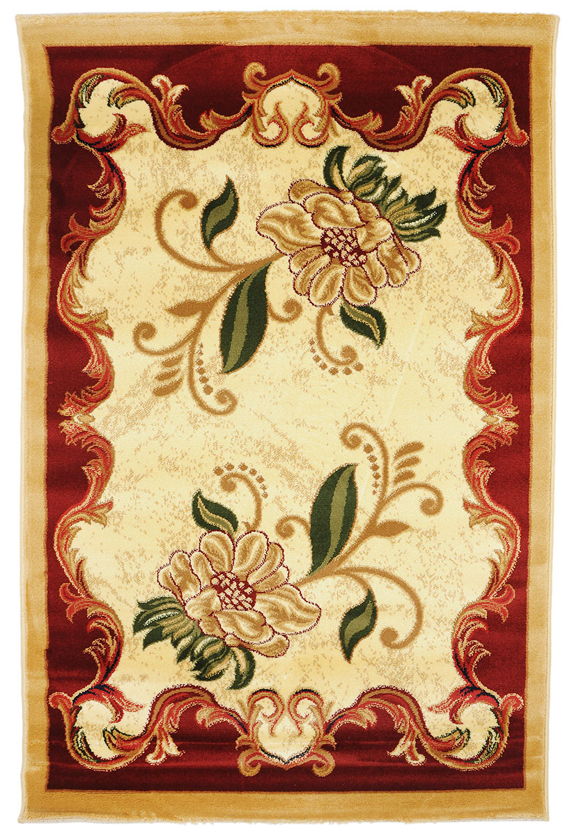 Ковер Kamalak Tekstil, прямоугольный, 100 x 150 см. УК-0074УК-0074 Ковер Kamalak Tekstil, прямоугольный, 100 x 150 см. УК-0074УК-0074Ковер Kamalak Tekstil изготовлен из прочного синтетического материала heat-set, улучшенного варианта полипропилена (эта нить получается в результате его дополнительной обработки). Полипропилен износостоек, нетоксичен, не впитывает влагу, не провоцирует аллергию. Структура волокна в полипропиленовых коврах гладкая, поэтому грязь не будет въедаться и скапливаться на ворсе. Практичный и износоустойчивый ворс не истирается и не накапливает статическое электричество. Ковер обладает хорошими показателями теплостойкости и шумоизоляции. Оригинальный рисунок позволит гармонично оформить интерьер комнаты, гостиной или прихожей. За счет невысокого ворса ковер легко чистить. При надлежащем уходе синтетический ковер прослужит долго, не утратив ни яркости узора, ни блеска ворса, ни упругости. Самый простой способ избавить изделие от грязи - пропылесосить его с обеих сторон (лицевой и изнаночной). Влажная уборка с применением шампуней и моющих средств не противопоказана. ...